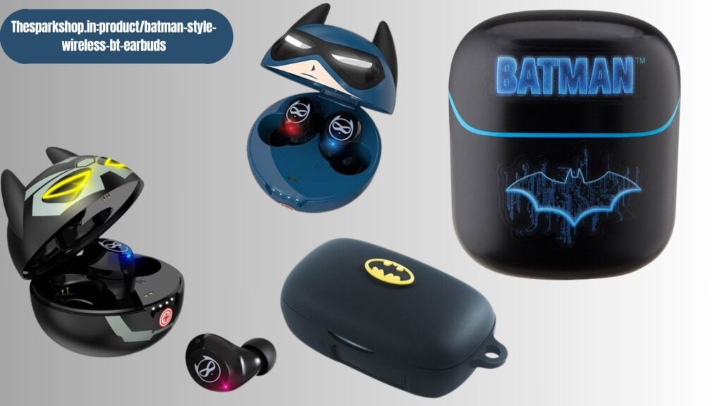Thesparkshop.inproductbatman-style-wireless-bt-earbuds Elevate Your Audio Experience