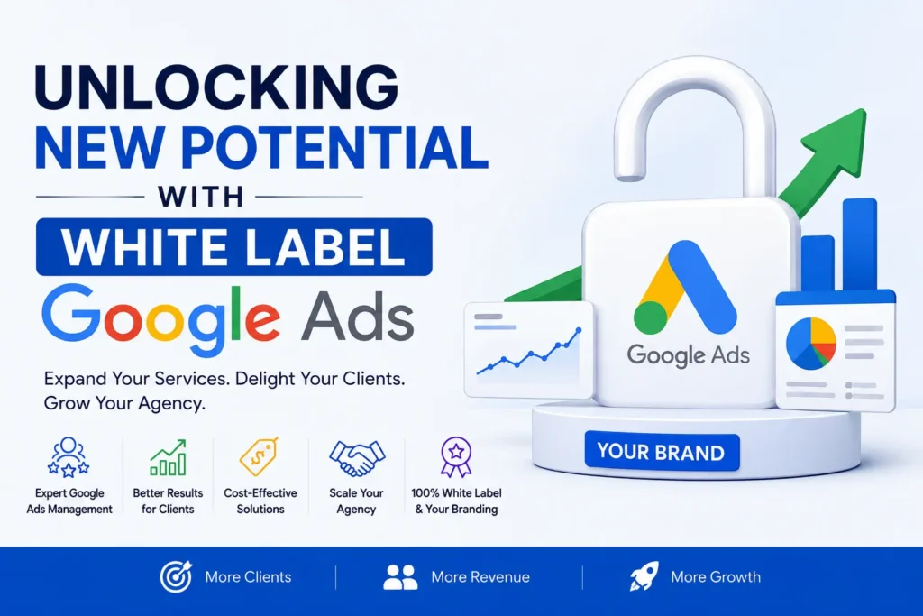 White label Google Ads strategy helping agencies grow, improve client results, and scale services.