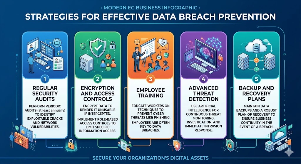 Strategies for Effective Data Breach Prevention - infographic