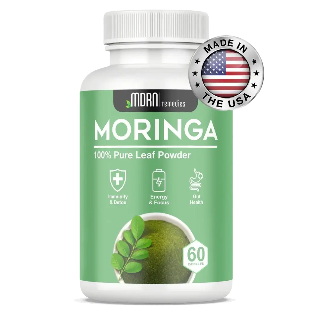 Pure Moringa Powder Capsules